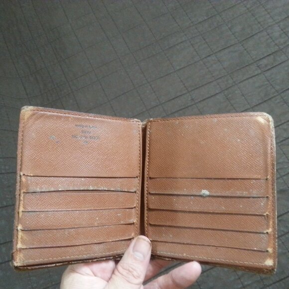 Vintage LV Louis Vuitton Monogram Wallet Bifold Men's Women's Unisex - Picture 5 of 13